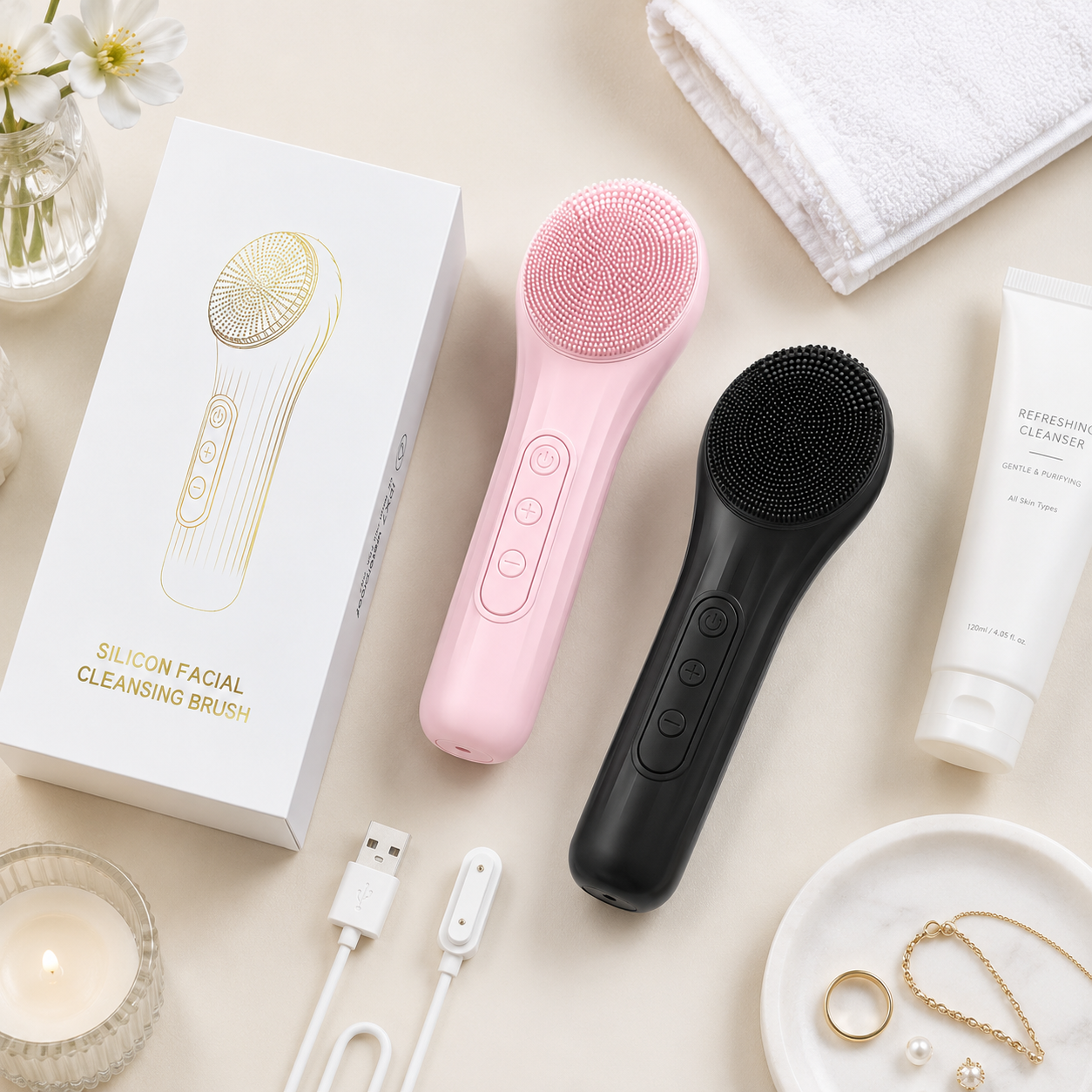 GlowClean Facial Brush