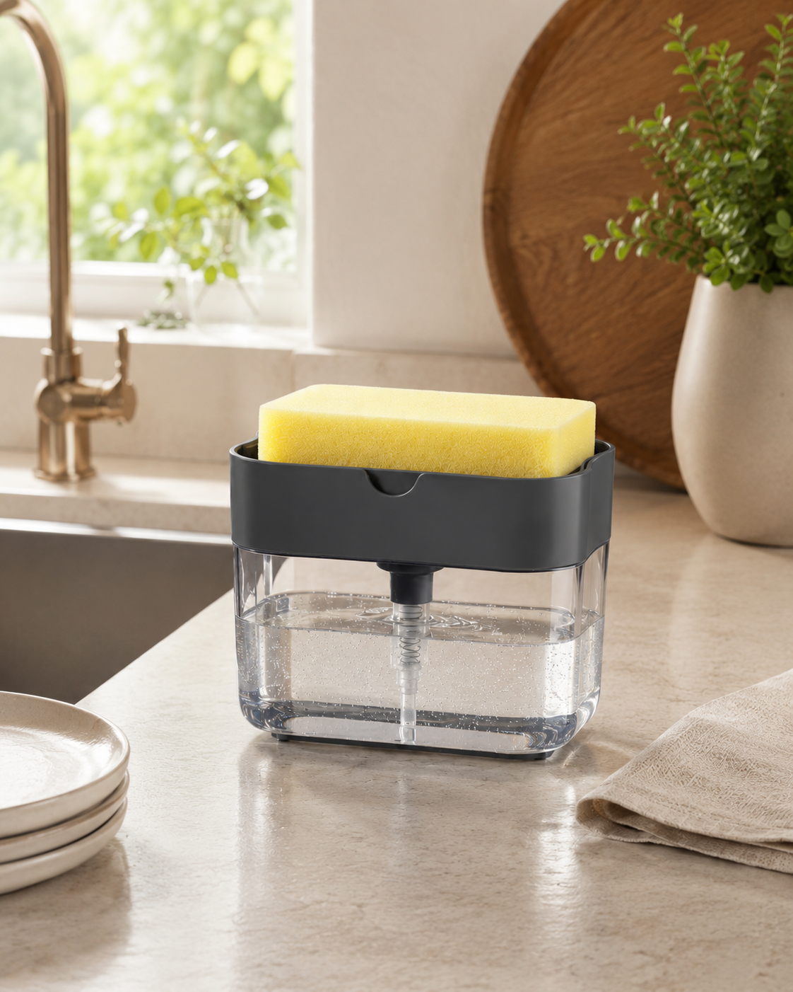 Press Liquid Soap Box