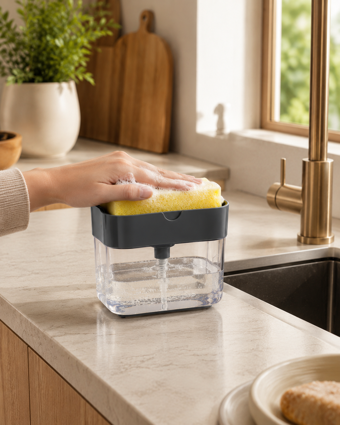 Press Liquid Soap Box