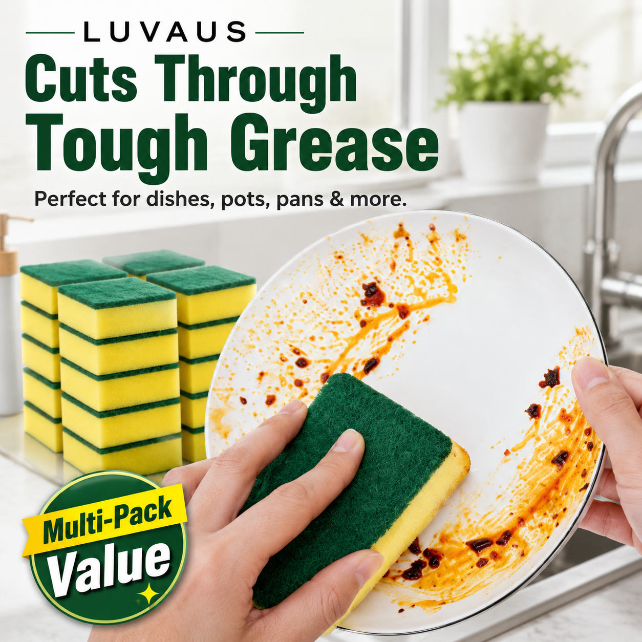 Heavy-Duty Scrub Sponge