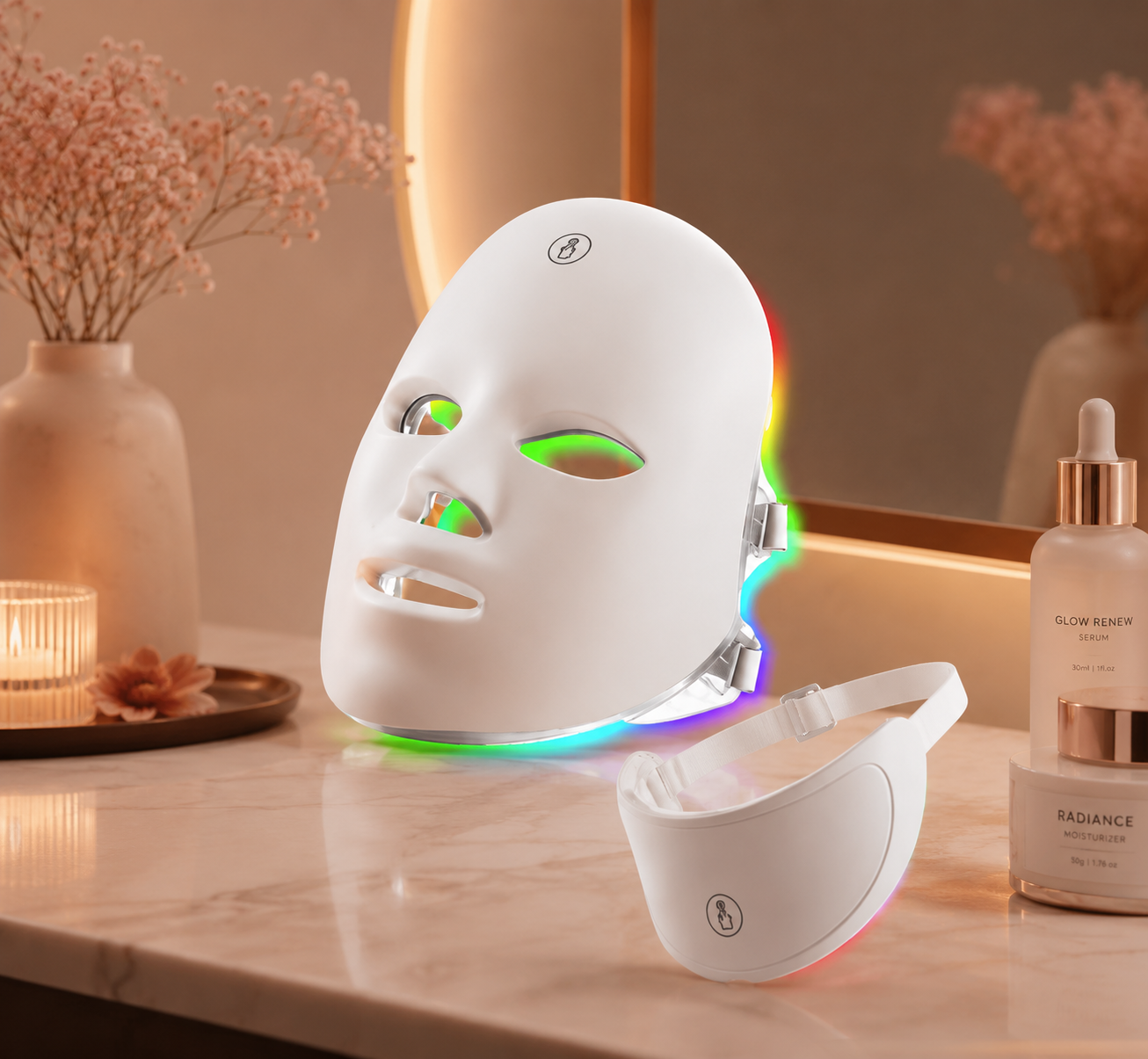 Red Light Therapy Face Mask